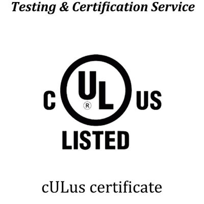 أمريكا الشمالية cULus الاختبار والشهادة UL2054؛ UL1642؛ UL61558؛ UL62368